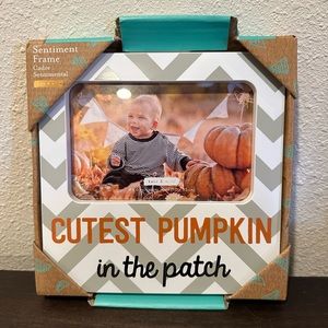 Kate & Milo Fall Cutest Pumpkin in the Patch Baby Photo Frame